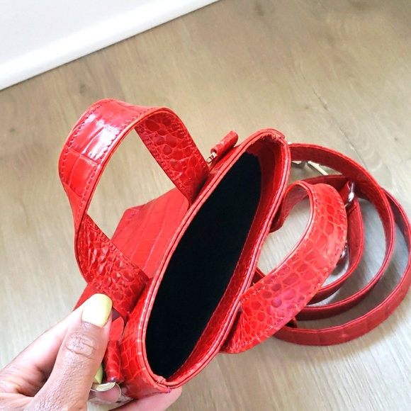 Vavvoune Sunsa Red Croco Bag - Picture 6 of 11